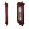 Bedford Clocks Bedford Clock Collection Weathered Chocolate Cherry Wood 25 Inch Wall Clock with Pendulum -Glas24 Shop unnamed file 1784