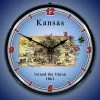 Collectable Sign & Clock | State of Kansas LED Wall Clock Retro/Vintage, Lighted -Glas24 Shop unnamed file 1868