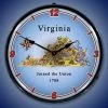 Collectable Sign & Clock | State of Virginia LED Wall Clock Retro/Vintage, Lighted -Glas24 Shop unnamed file 1928