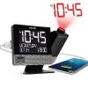 Projection with Usb Charge Table Clock Black - Sharp -Glas24 Shop unnamed file 2