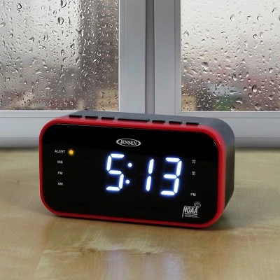 unnamed-file-213.jpg JENSEN AM/FM Weather Band Clock Radio with Weather Alert, Dual Crescendo Alarm, Dimmer (JEP-150) -Glas24 Shop unnamed file 213
