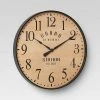 26" Grand Central Station Wall Clock Tan/Black - Threshold™ 3 26" Grand Central Station Wall Clock Tan/Black - Threshold™ -Glas24 Shop unnamed file 220