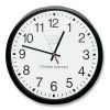 Charles Leonard, Inc. Charles Leonard Wall Clock 12" Plastic Black Frame/White Dial 76820 -Glas24 Shop unnamed file 2241