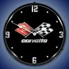 Collectable Sign & Clock | C3 Corvette Black Tie LED Wall Clock Retro/Vintage, Lighted -Glas24 Shop unnamed file 2307