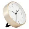 6" Round Wall Clock White/Brass - Project 62™ -Glas24 Shop unnamed file 232
