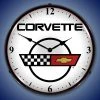 Collectable Sign & Clock | C4 Corvette 2 LED Wall Clock Retro/Vintage, Lighted -Glas24 Shop unnamed file 2423
