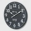 26" Farmhouse Wall Clock Blue - Threshold™ 2 26" Farmhouse Wall Clock Blue - Threshold™ -Glas24 Shop unnamed file 246