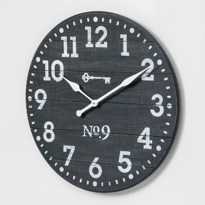 unnamed-file-246.jpg 26" Farmhouse Wall Clock Blue - Threshold™ -Glas24 Shop unnamed file 246