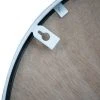 White 15.75" Diameter Wood & Metal Battery Operated Hanging Wall Clock - Foreside Home & Garden -Glas24 Shop unnamed file 2469