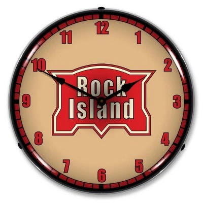unnamed-file-2473.jpg Collectable Sign & Clock | Rock Island Railroad LED Wall Clock Retro/Vintage, Lighted - Great For Garage, Bar, Mancave, Gym, Office etc 14 Inches -Glas24 Shop unnamed file 2473