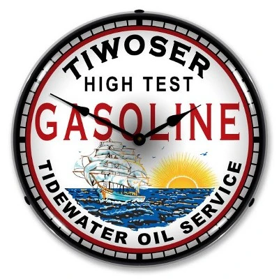 unnamed-file-2551.jpg Collectable Sign & Clock | Tiwoser Gas LED Wall Clock Retro/Vintage, Lighted - Great For Garage, Bar, Mancave, Gym, Office etc 14 Inches -Glas24 Shop unnamed file 2551