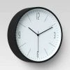 6" Plastic Table Top Wall Clock Black - Project 62™ -Glas24 Shop unnamed file 259