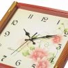 Quickway Imports Unique Modern Square Shaped Wall Clock With Floral Design for Living Room, Kitchen, or Dining Room -Glas24 Shop unnamed file 2605