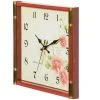 Quickway Imports Unique Modern Square Shaped Wall Clock With Floral Design for Living Room, Kitchen, or Dining Room -Glas24 Shop unnamed file 2607