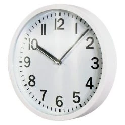 9" Round Wall Clock White - Room Essentials™