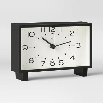 unnamed-file-267.jpg 6" Rectangle Mantel Clock Black - Threshold™ -Glas24 Shop unnamed file 267