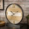 Lone Elm Studios 18.9-inche Battery Operated Tabletop Wood Clock -Glas24 Shop unnamed file 2712