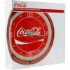 Coca-Cola Neon Clock with Two Neon Rings and Dynamic Ribbon -Glas24 Shop unnamed file 2718