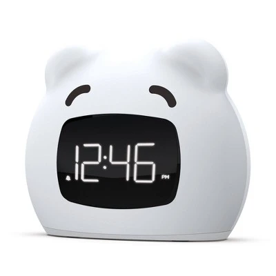 Kids' Wake Up Light Alarm Bear Clock White - Capello 4 Kids' Wake Up Light Alarm Bear Clock White - Capello - Image 2