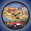 Collectable Sign & Clock | Route 66 USA LED Wall Clock Retro/Vintage, Lighted -Glas24 Shop unnamed file 2730