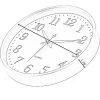 Quickway Imports Classic Home Decor Wall Clock For Living Room, Kitchen, or Dining Room, Plastic White -Glas24 Shop unnamed file 2816