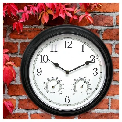 unnamed-file-2932.jpg 13.5" Metal Outdoor / Indoor Wall Clock with Thermometer and Humidity - Acurite Black -Glas24 Shop unnamed file 2932