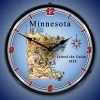 Collectable Sign & Clock | State of Minnesota LED Wall Clock Retro/Vintage, Lighted -Glas24 Shop unnamed file 2984