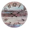 Round Rustic Wall Clock Brown - Stonebriar Collection -Glas24 Shop unnamed file 299