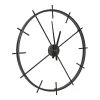 Kate & Laurel All Things Decor 26" x 26" Isaac Metal Wall Clock Black - Kate & Laurel All Things Decor -Glas24 Shop unnamed file 3005