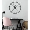 Kate & Laurel All Things Decor 26" x 26" Isaac Metal Wall Clock Black - Kate & Laurel All Things Decor -Glas24 Shop unnamed file 3006
