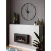Kate & Laurel All Things Decor 26" x 26" Isaac Metal Wall Clock Black - Kate & Laurel All Things Decor -Glas24 Shop unnamed file 3007