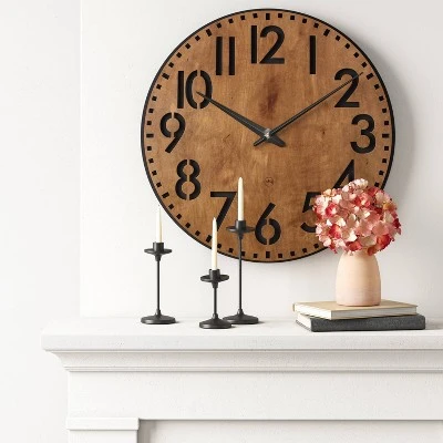 unnamed-file-301.jpg 28" Wood Cutout Layered Dial Wall Clock Black - Threshold™ -Glas24 Shop unnamed file 301