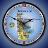 Collectable Sign & Clock | State of Delaware LED Wall Clock Retro/Vintage, Lighted -Glas24 Shop unnamed file 3027