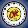 Collectable Sign & Clock | OK Used Cars LED Wall Clock Retro/Vintage, Lighted -Glas24 Shop unnamed file 3083