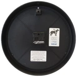 12.75" Illinois State Flag Decorative Wall Clock Black - The Chicago Lighthouse