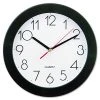 Universal Office UNIVERSAL Round Wall Clock 9 3/4" Black 10421 -Glas24 Shop unnamed file 3111