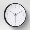 19" Plastic Wall Clock White/Black - Project 62™ -Glas24 Shop unnamed file 315