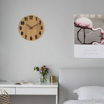 unnamed-file-3150.jpg Quickway Imports Antique Home Decor Wall Clock For Living Room, Bedroom, Kitchen, or Dining Room Light Brown Natural Wood -Glas24 Shop unnamed file 3150