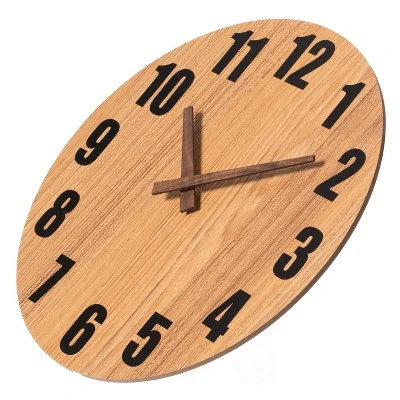 unnamed-file-3151.jpg Quickway Imports Antique Home Decor Wall Clock For Living Room, Bedroom, Kitchen, or Dining Room Light Brown Natural Wood -Glas24 Shop unnamed file 3151