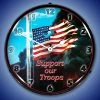 Collectable Sign & Clock | Support our Troops LED Wall Clock Retro/Vintage, Lighted -Glas24 Shop unnamed file 3164