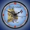 Collectable Sign & Clock | State of Rhode Island LED Wall Clock Retro/Vintage, Lighted -Glas24 Shop unnamed file 3175