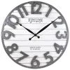 18" Sawyer Shiplap Wall Clock Distress White/Gray - FirsTime -Glas24 Shop unnamed file 318