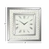 Olivia & May Square Framed Wood and Glass Wall Clock - Olivia & May -Glas24 Shop unnamed file 3184