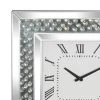 Olivia & May Square Framed Wood and Glass Wall Clock - Olivia & May -Glas24 Shop unnamed file 3186
