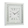 Olivia & May Square Framed Wood and Glass Wall Clock - Olivia & May -Glas24 Shop unnamed file 3188