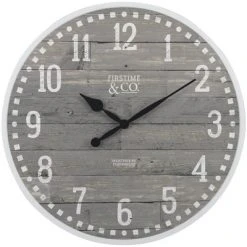 20" Arlo Gray Farmhouse Wall Clock Light Gray - FirsTime & Co.