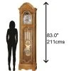 Howard Miller 611019 Howard Miller Bronson Floor Clock 611019 Golden Oak -Glas24 Shop unnamed file 3286