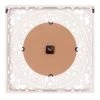 24" Distressed Ornate Wood Carved Wall Clock White - Patton Wall Decor -Glas24 Shop unnamed file 331