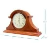 Bedford Clocks Bedford Clock Collection Mahogany Cherry Mantel Clock with Chimes -Glas24 Shop unnamed file 3373