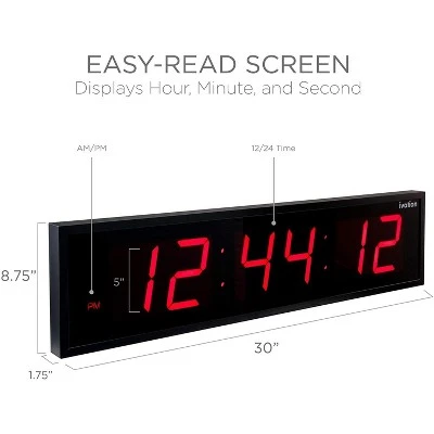 unnamed-file-3396.jpg Ivation Huge Large Big Oversized Digital LED Clock - Shelf or Wall Mount | 6-Level Brightness, Mounting Holes & Hardware -Glas24 Shop unnamed file 3396